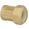 Compression fitting for PE, PVC pipes connecting coupling...