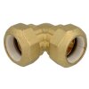 Cmpression fitting for PE, PVC pipes elbow union 20 x 20