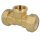 Compression fitting for PE, PVC pipes T-piece 25 x 3/4" IT x 25