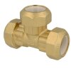 Compression fitting for PE, PVC pipes T-piece 20 x 20 x 20
