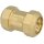 Compression fitting for PE pipes with brass ring, connector 25 x 25