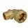 Compression fitting for PE pipes with brass ring, elbow union 20 x 1/2" ET