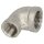 Stainless steel screw fitting elbow 90° 1 x 1/2 reducing IT/IT