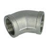 Stainless steel screw fitting elbow 45&deg; 3/8 IT/IT