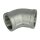 Stainless steel screw fitting elbow 45° 1 1/4 IT/IT