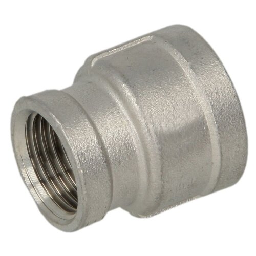 Stainless steel screw fitting socket reducing 3/8 x 1/4 IT/IT