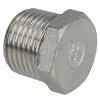 Stainless steel screw fitting plug 1/2" ET