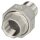 Stainless steel screw fitting union flat seat 3/8" IT/ET
