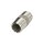 Stainless steel double pipe nipple 200mm 1/4" ET, conical thread