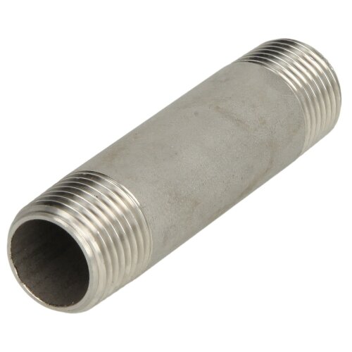 Stainless steel double pipe nipple 150mm 1/2" ET, conical thread
