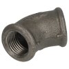 Malleable cast iron black elbow 45° 3/4" IT/IT
