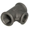 Malleable cast iron black T-piece reducing 1/2" x...