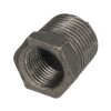 Malleable cast iron black reducer 3/8" x 1/4"...