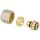 Compression fitting brass 20 x 2 mm x 1" for metal multilayer pipe