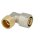 Compression fitting elbow brass 16 x 2 mm x ¾" ET