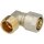 Compression fitting elbow brass 20 x 2 mm x ¾" ET