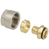Compression fitting brass 12 x 2 mm x &frac34;&quot; for...