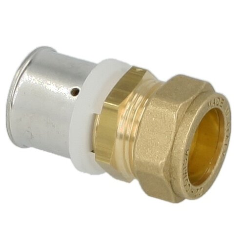 Adapter press fitting 20 mm on 22 mm compression fitting TH-profile