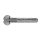 Liko wood screws 4.0 x 40 mm (PU 200) slotted, chrome-plated brass, DIN 95