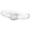 Chrystal glass soap dish for Ambio