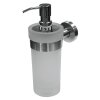 Style soap dispenser stainless steel brushed