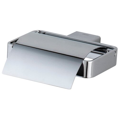 Emco Loft paper holder with cover S 0500 stainless steel look