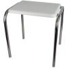 Shower stool,stainless steel,500 mm high plastic seat,...