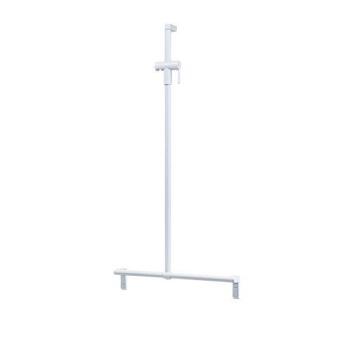 Normbau shower hand rail 600 x 1,200 mm 700.485.060, cavere® white 7485060092