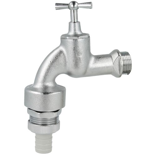 Draw-off tap 3/4" with pipe aerator and hose screw connection