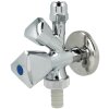 Combination angle valve 3/8" polished PA tested,...