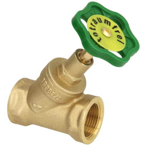 Angle-seat valve 1½“ IT no DVGW without drain with rising stem