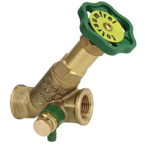 Free-flow valve 1/2“ IT with drain with non-rising stem