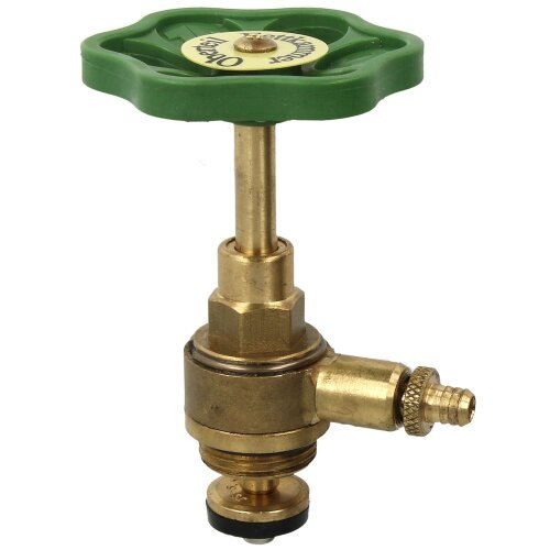 Bonnet for free-flow valve 1 1/4&quot; ET with drain and rising stem