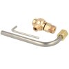 Sampling valve &frac14;&quot; with bent sampling pipe