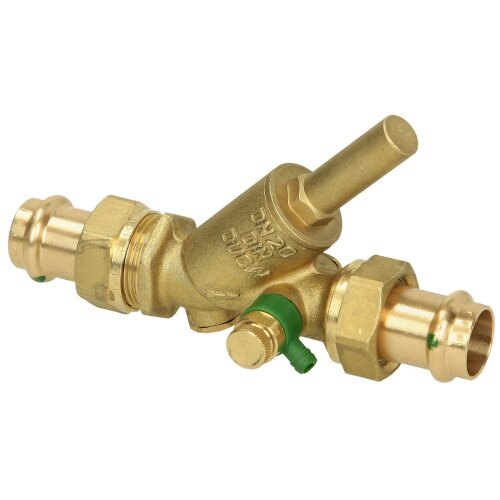 Non-return check valve with drain press connection Viega 18 mm