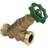 Free flow valve DN 25, without drain 1 1/4" ET x 1...