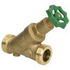 Free flow valve DN 32, without drain 1 1/2" ET x 1...