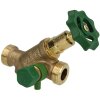 Free-flow valve DN 15, with drain 3/4&quot; ET x...