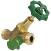 Free-flow valve DN 15, with drain 3/4" ET x...