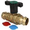 Brass tap water ball valve, 22 mm &Oslash; contour V - M...