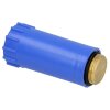 Protection plug 3/4&quot;, blue with brass thread