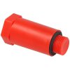 Protection plug 1/2&quot; red made of plastic