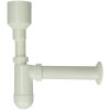 Urinal bottle siphon NW 40, white plastic