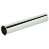 Wall pipe with flanged rim 32 x 250 mm, chrome