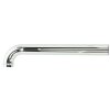 Brass wall pipe, 90°, bent 32 x 300 mm, chrome