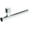 Outlet pipe, straight, pipe ventilation 32 x 250 mm, chrome