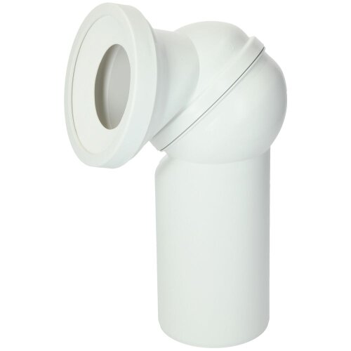 WC-Anschlussbogen 0-90° DN 110 mit Spezial-Lippendichtung