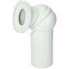 WC connection elbow 0-90° DN 110 with special lip seal