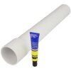Flush pipe extension &Oslash; 44 mm white, 500 mm