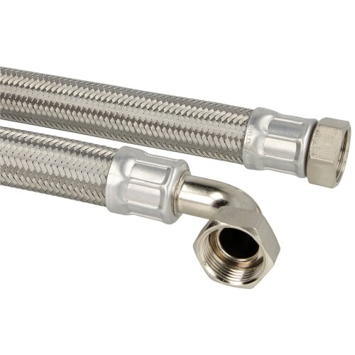 90° elbow connecting hose 500 mm 1" nut x 1" nut (DN 25)